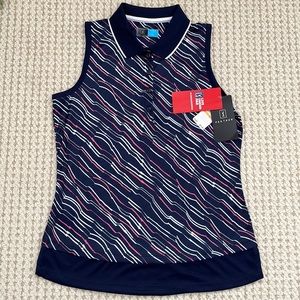 NWT PGA Tour Sleeveless Golf Pullover Top